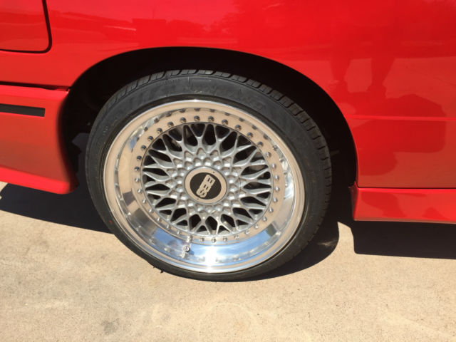 1988 Red BMW M3 Coupe