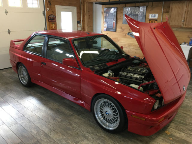 1988 Red BMW M3 Coupe