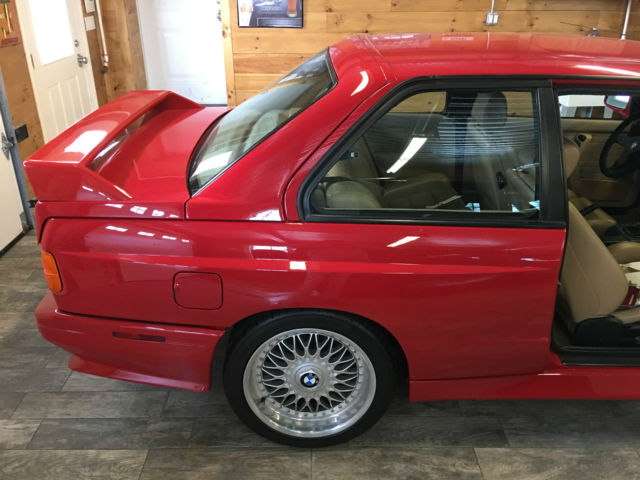 1988 Red BMW M3 Coupe