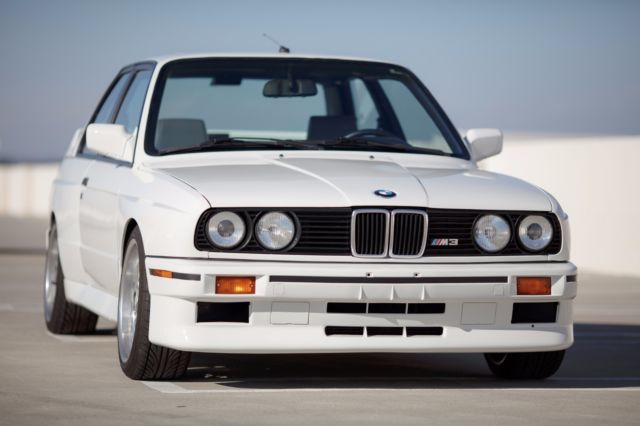 1988 White BMW M3 Coupe