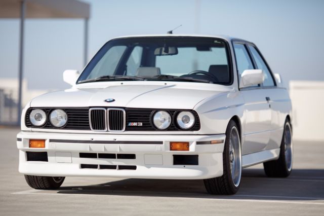 1988 White BMW M3 Coupe