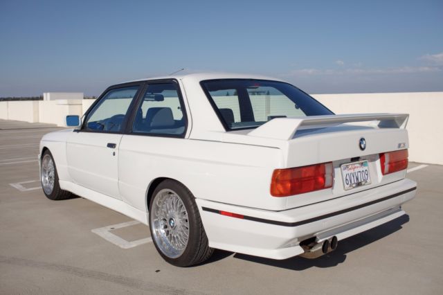 1988 White BMW M3 Coupe