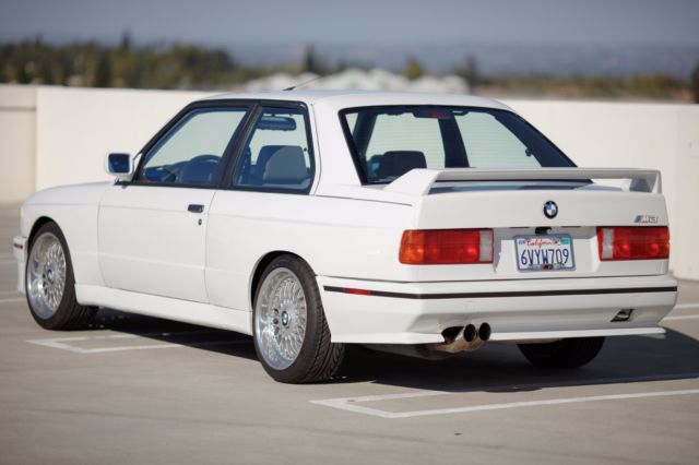 1988 White BMW M3 Coupe