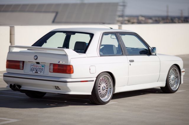 1988 White BMW M3 Coupe