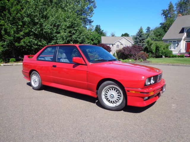 1988 Red BMW M3 Coupe