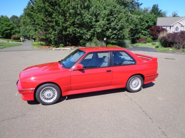 1988 Red BMW M3 Coupe