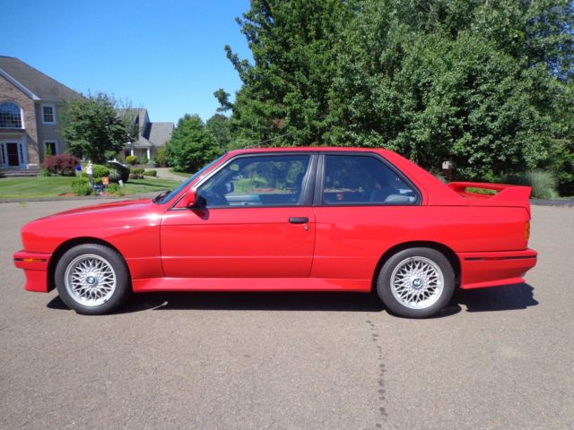 1988 Red BMW M3 Coupe