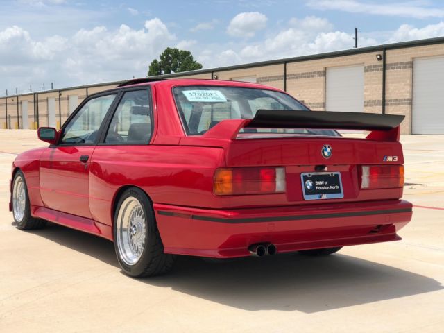 1988 Red BMW M3 Coupe