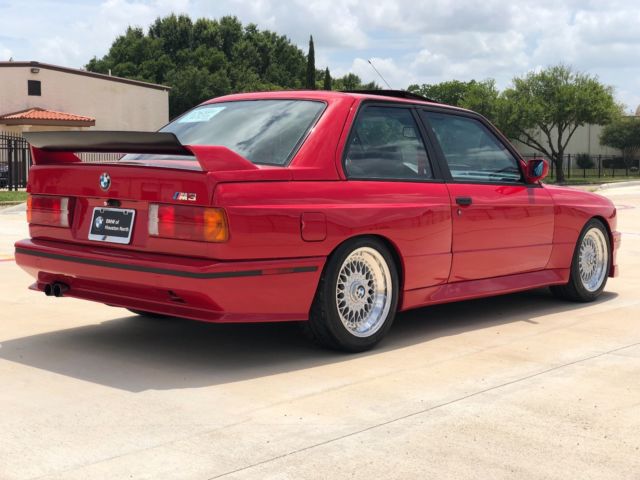 1988 Red BMW M3 Coupe