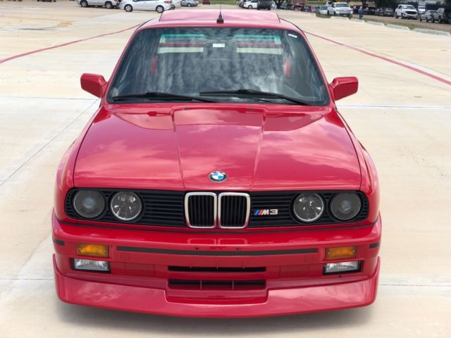 1988 Red BMW M3 Coupe