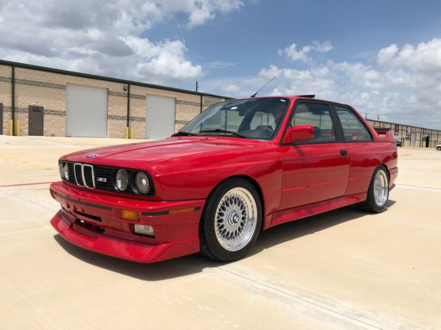1988 Red BMW M3 Coupe