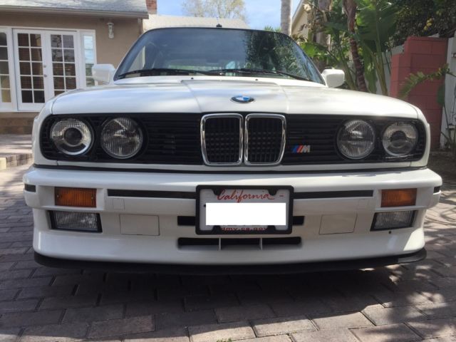 1988 White BMW M3 Coupe