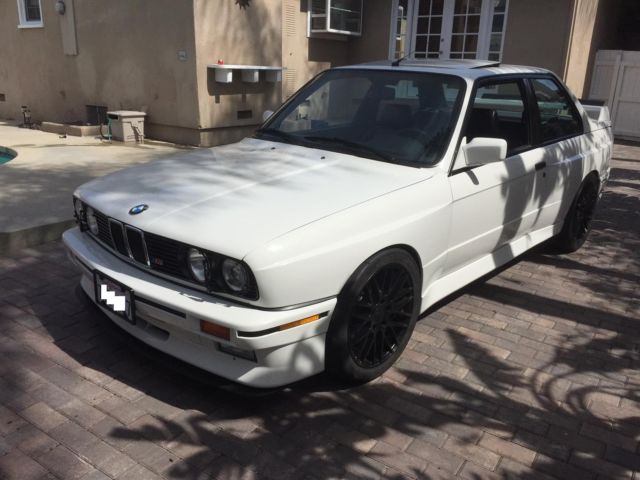 1988 White BMW M3 Coupe