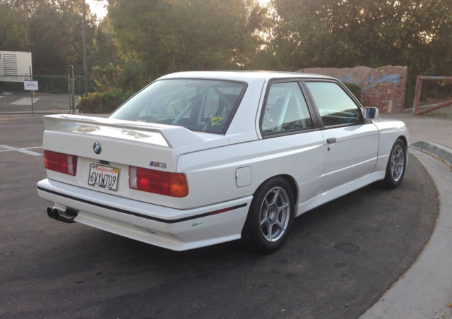 1988 White BMW M3 Coupe