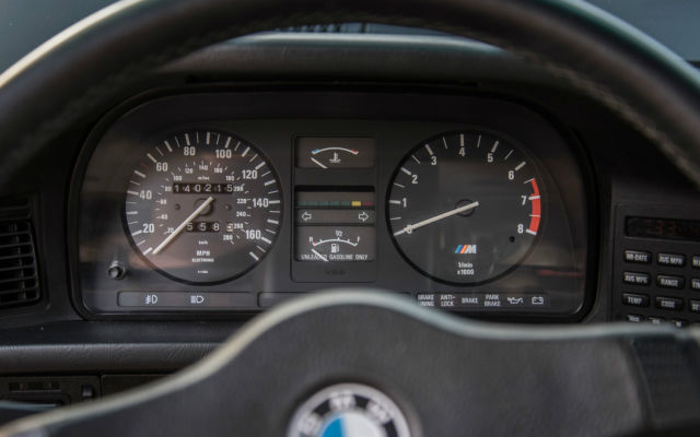 1988 Black BMW M5 Sedan