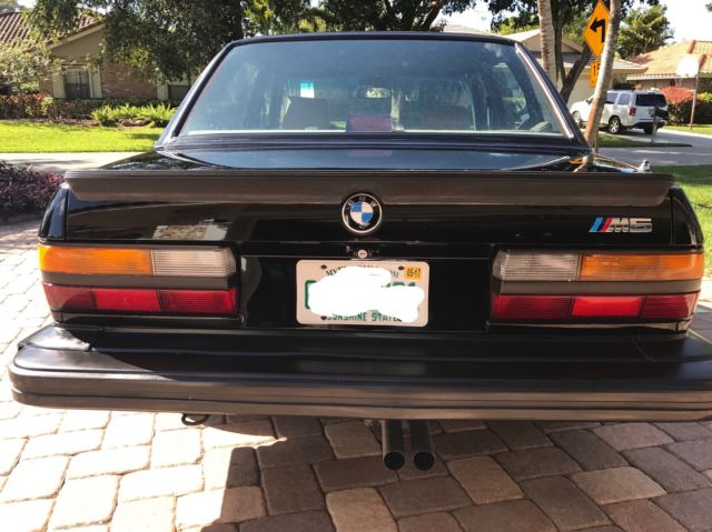 1988 Black BMW M5 Sedan