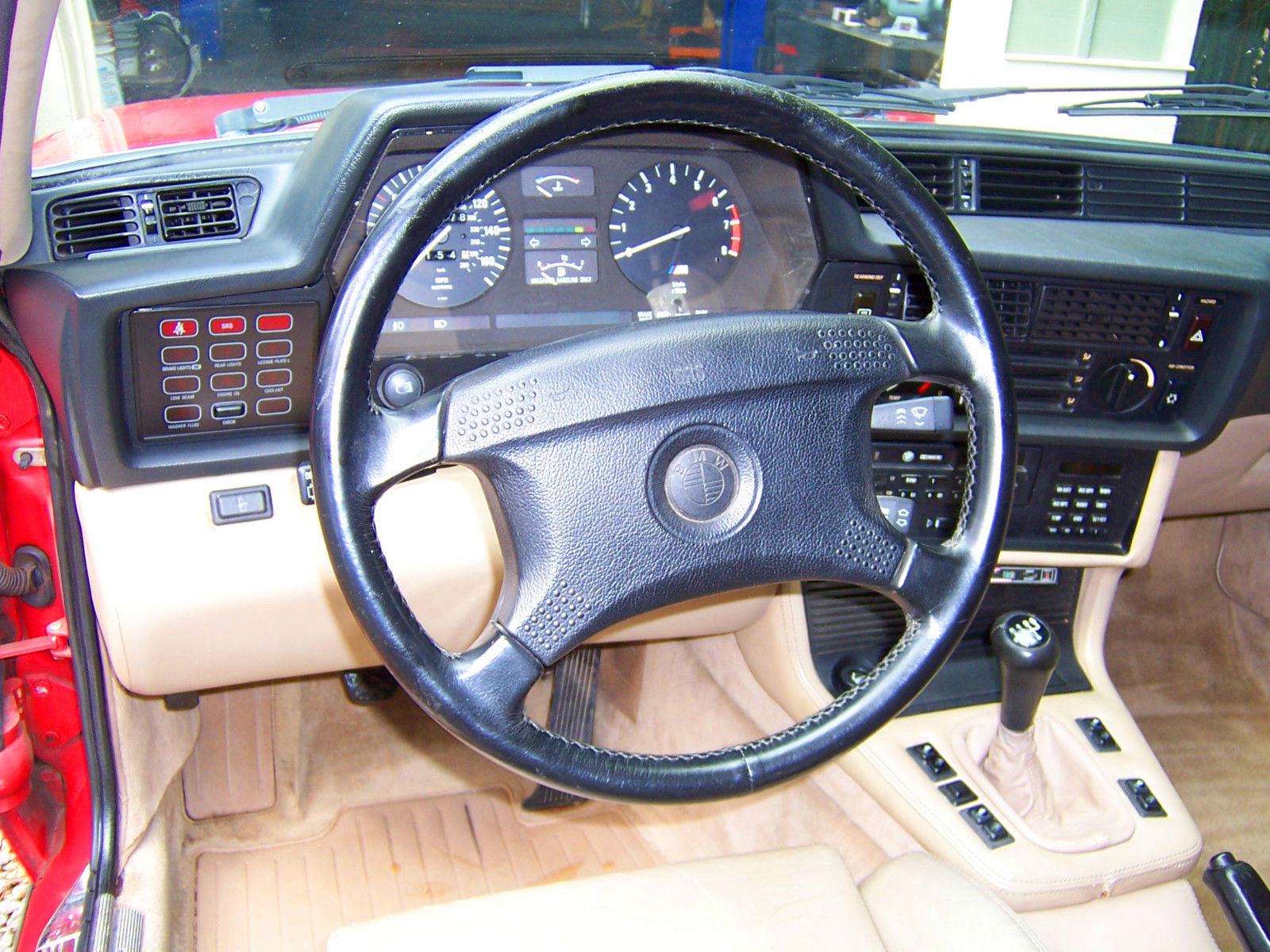 1988 ZINNOBERROT RED BMW M6 Coupe