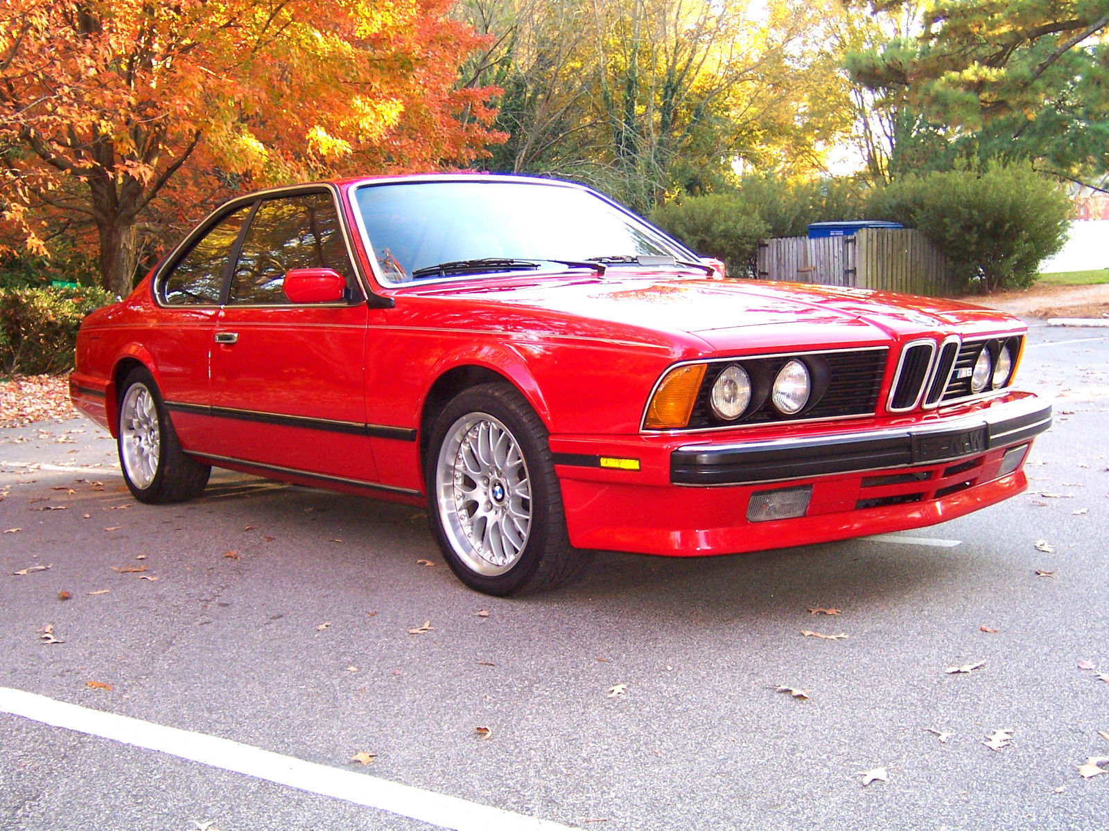 1988 ZINNOBERROT RED BMW M6 Coupe