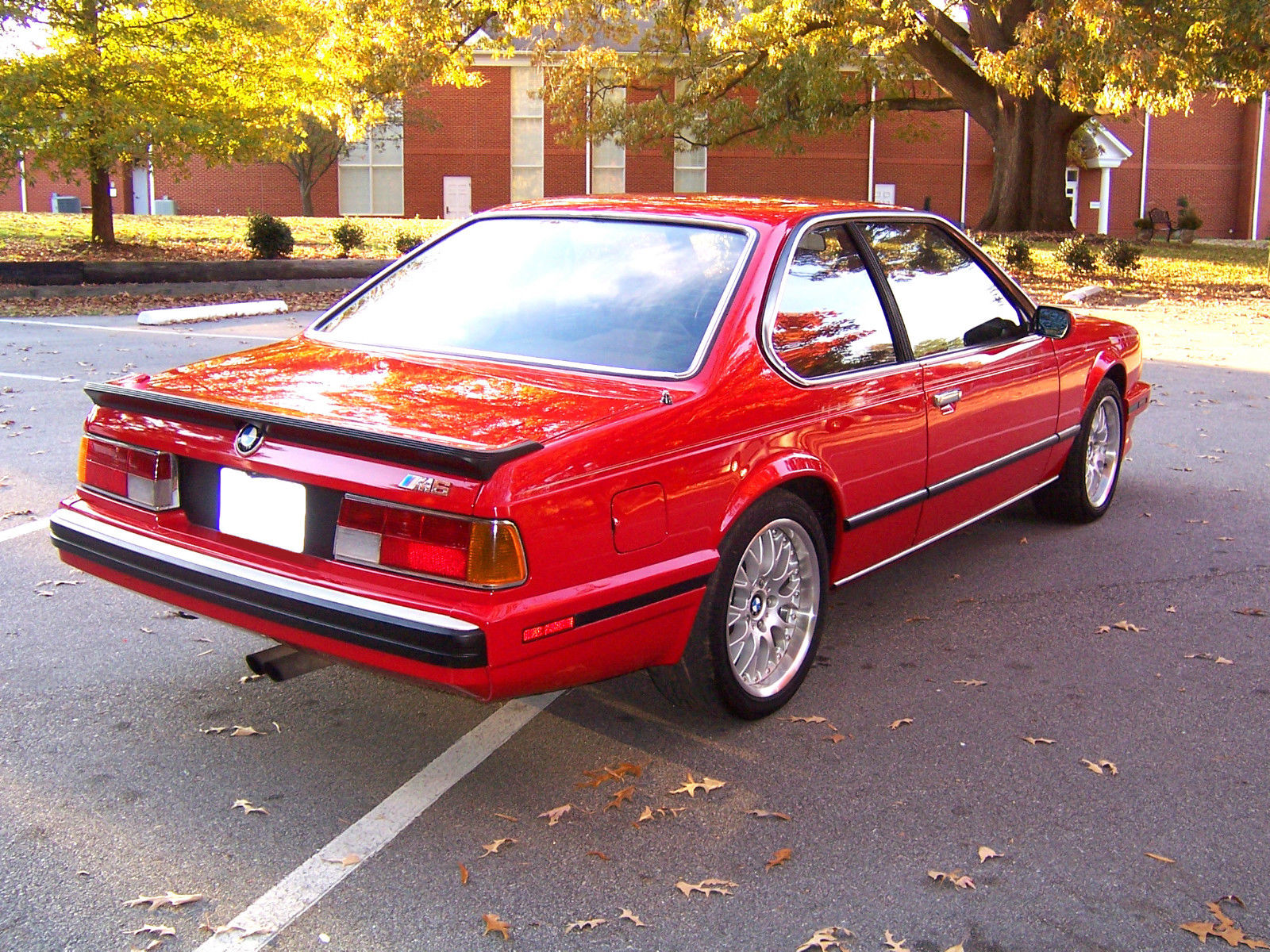 1988 ZINNOBERROT RED BMW M6 Coupe