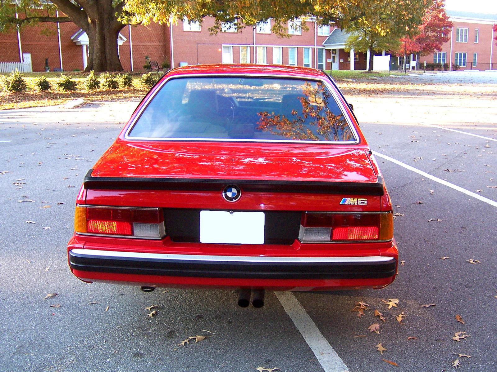 1988 ZINNOBERROT RED BMW M6 Coupe