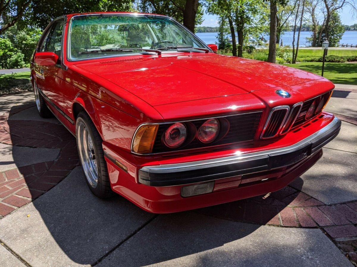 1988 Red BMW M6 Coupe