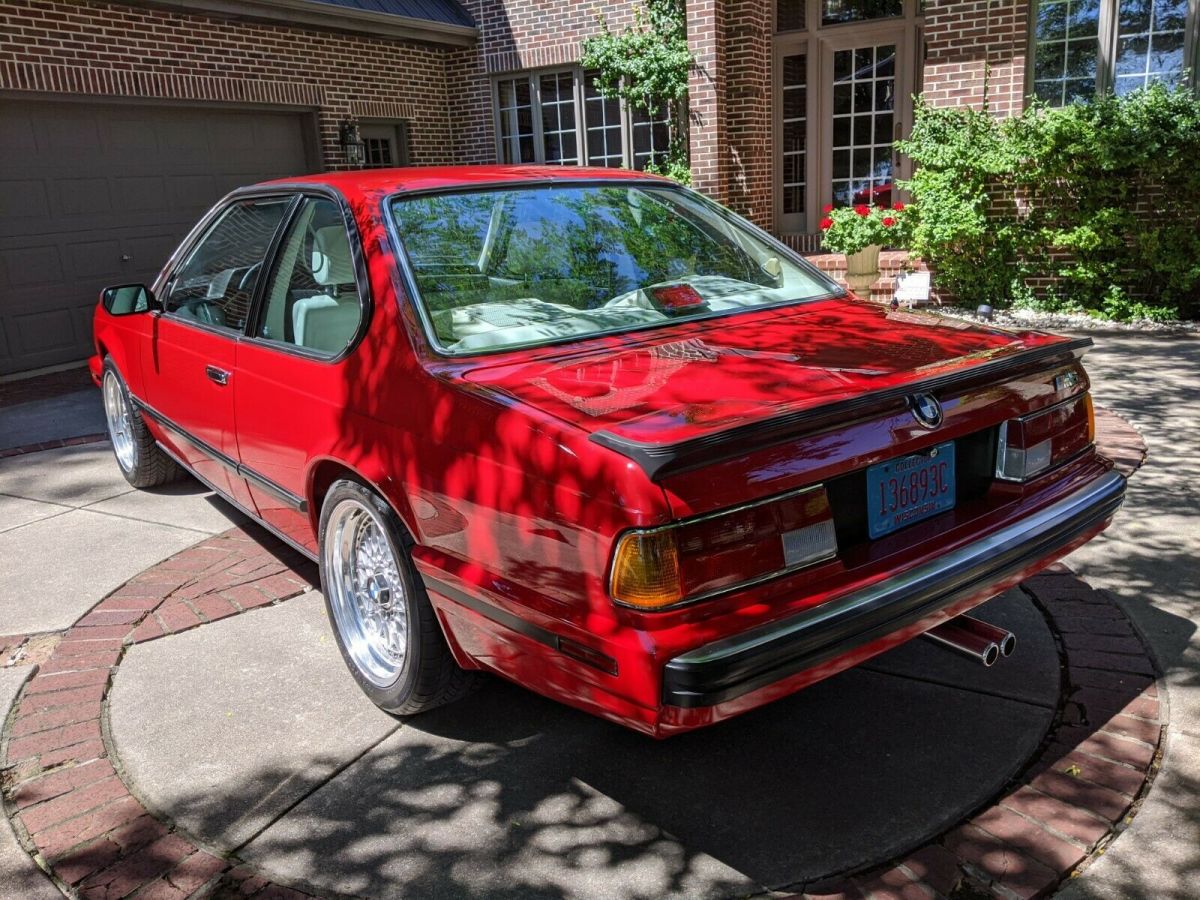 1988 Red BMW M6 Coupe