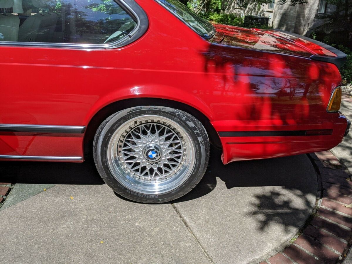 1988 Red BMW M6 Coupe