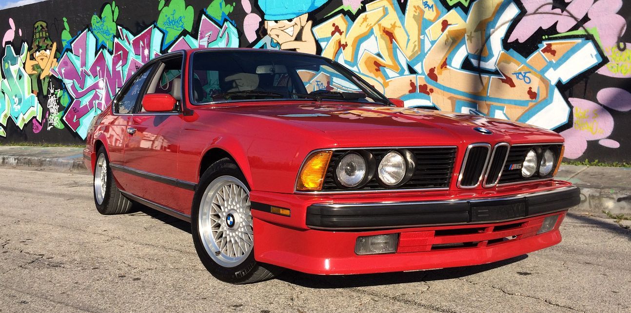 1988 Cinnabar Red BMW M6 Coupe