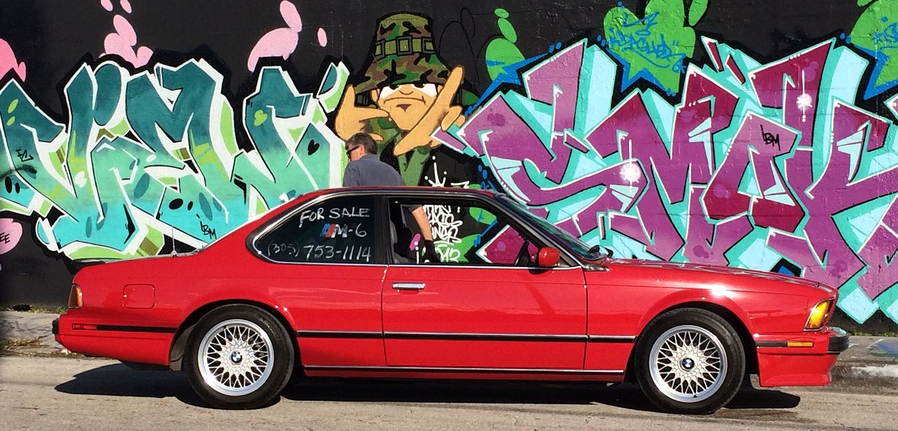 1988 Cinnabar Red BMW M6 Coupe