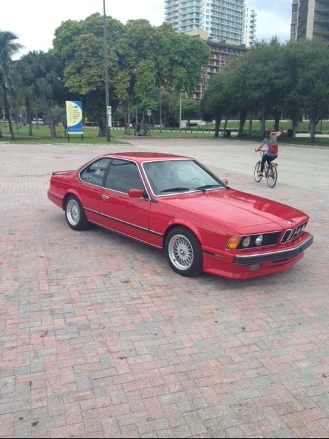 1988 Cinnabar Red BMW M6 Coupe