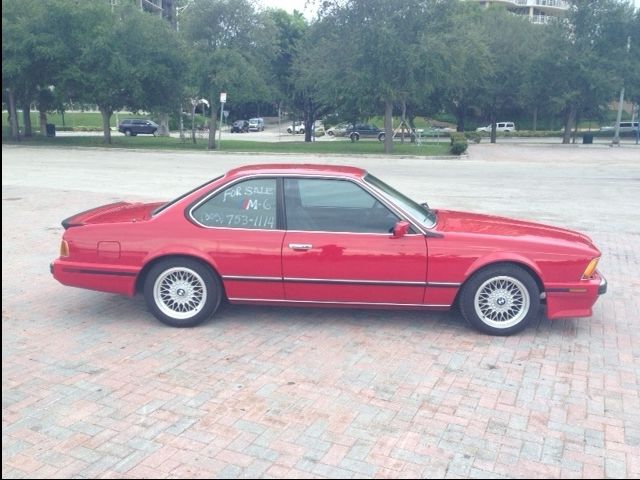 1988 Cinnabar Red BMW M6 Coupe