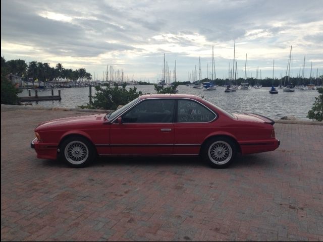 1988 Cinnabar Red BMW M6 Coupe