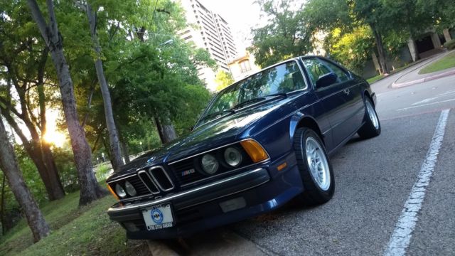 1988 Blue BMW M6