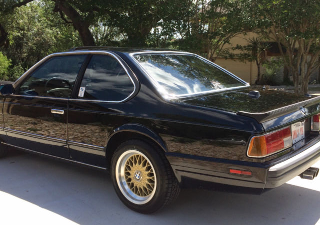 1988 Black BMW M6 Coupe