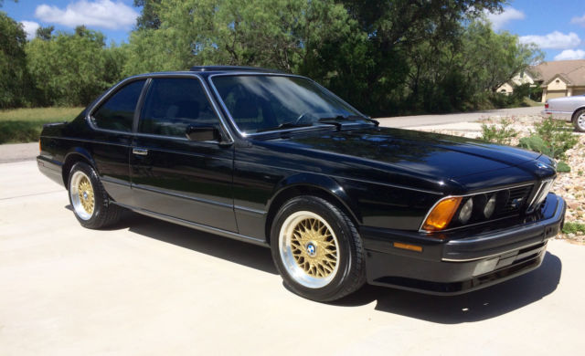 1988 Black BMW M6 Coupe