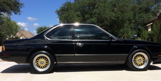 1988 Black BMW M6 Coupe