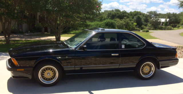1988 Black BMW M6 Coupe