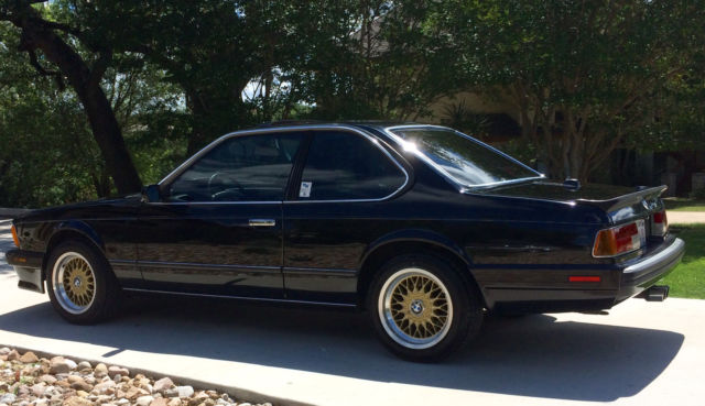 1988 Black BMW M6 Coupe