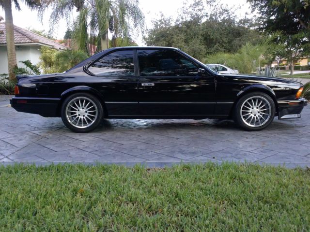 1988 Black BMW M6 Coupe