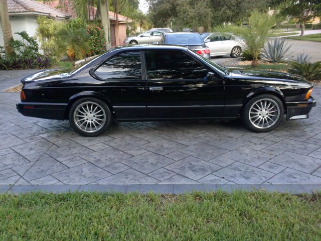 1988 Black BMW M6 Coupe