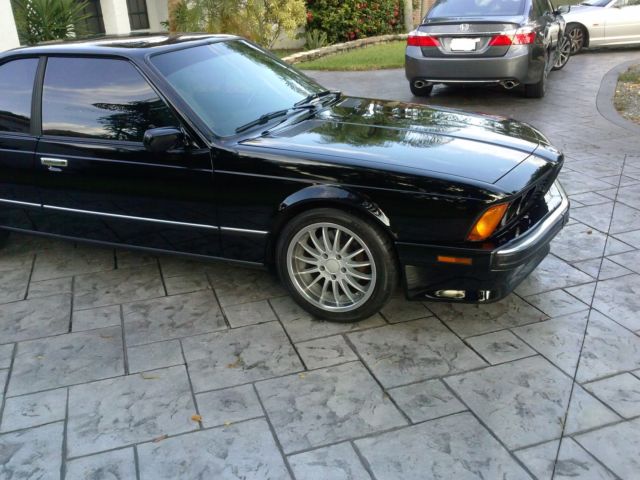 1988 Black BMW M6 Coupe