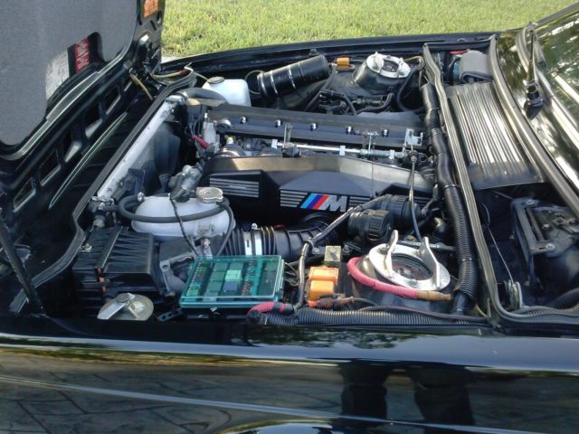 1988 Black BMW M6 Coupe