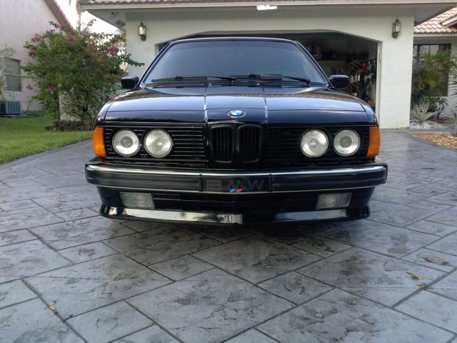 1988 Black BMW M6 Coupe