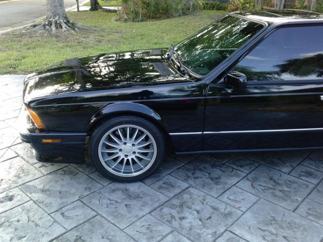 1988 Black BMW M6 Coupe