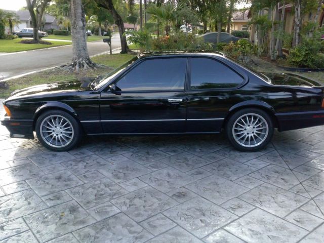 1988 Black BMW M6 Coupe
