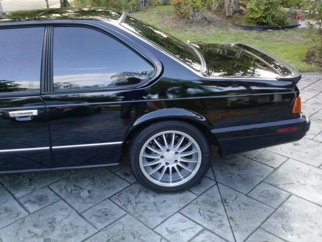 1988 Black BMW M6 Coupe