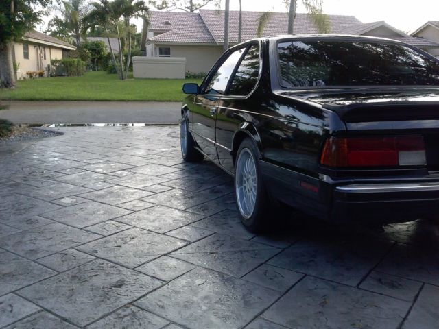 1988 Black BMW M6 Coupe