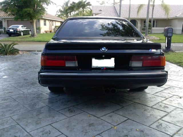 1988 Black BMW M6 Coupe