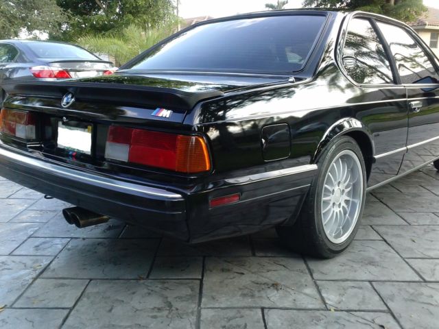 1988 Black BMW M6 Coupe