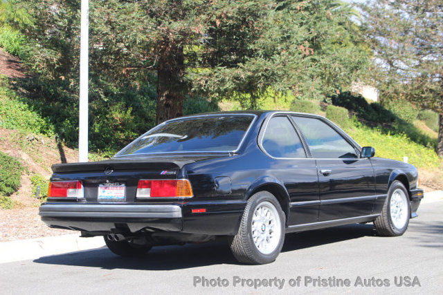 1988 Black BMW M6 Coupe